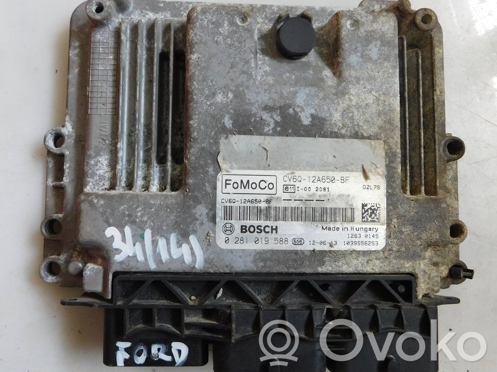 Unidad de control/módulo del motor   CV6Q12A650BF,0281019588