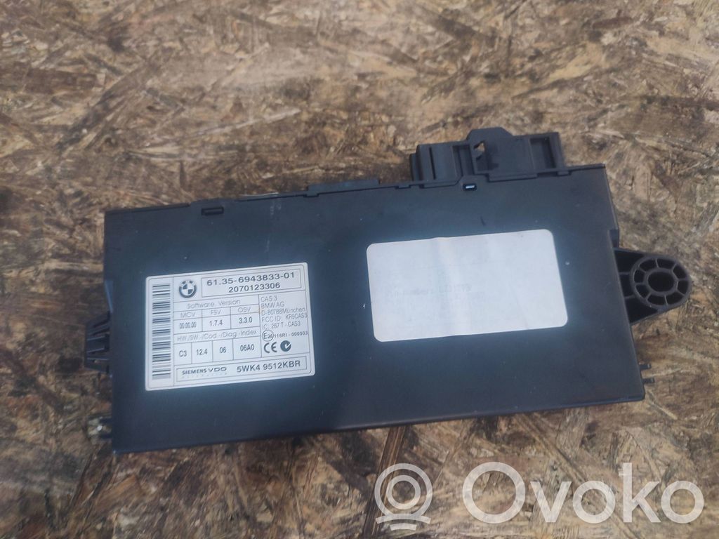 CAS control unit/module   6943833,2070123306,5WK49512KBR
