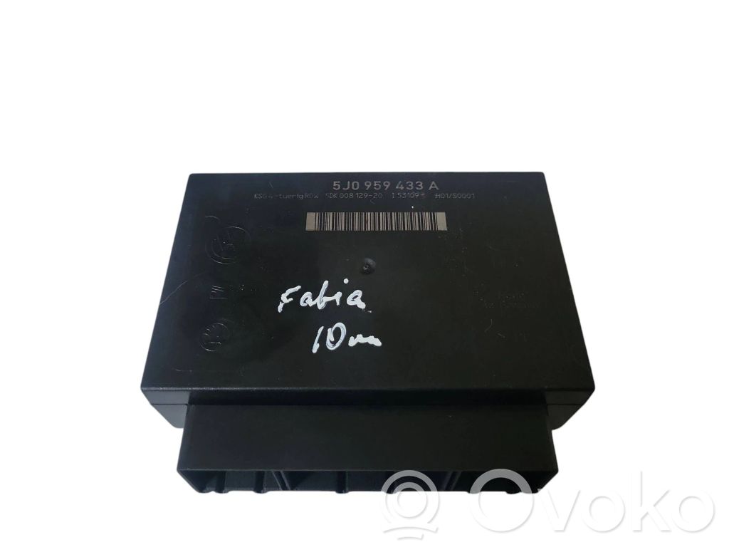 Skoda Fabia Mk2 (5J) Comfort/convenience module 