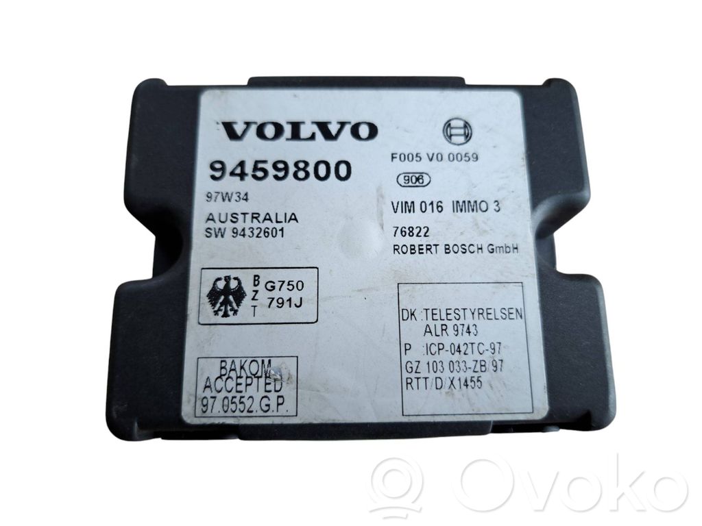 Volvo S70  V70  V70 XC Immobilizer control unit/module 