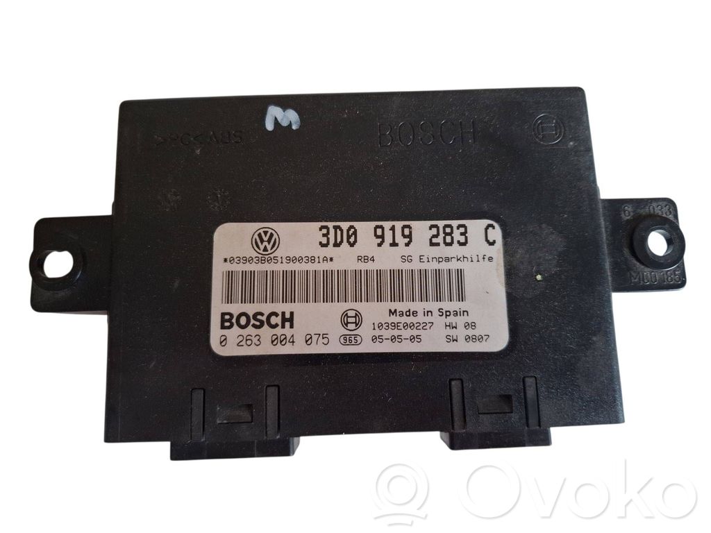 Volkswagen Phaeton Parking PDC control unit/module 