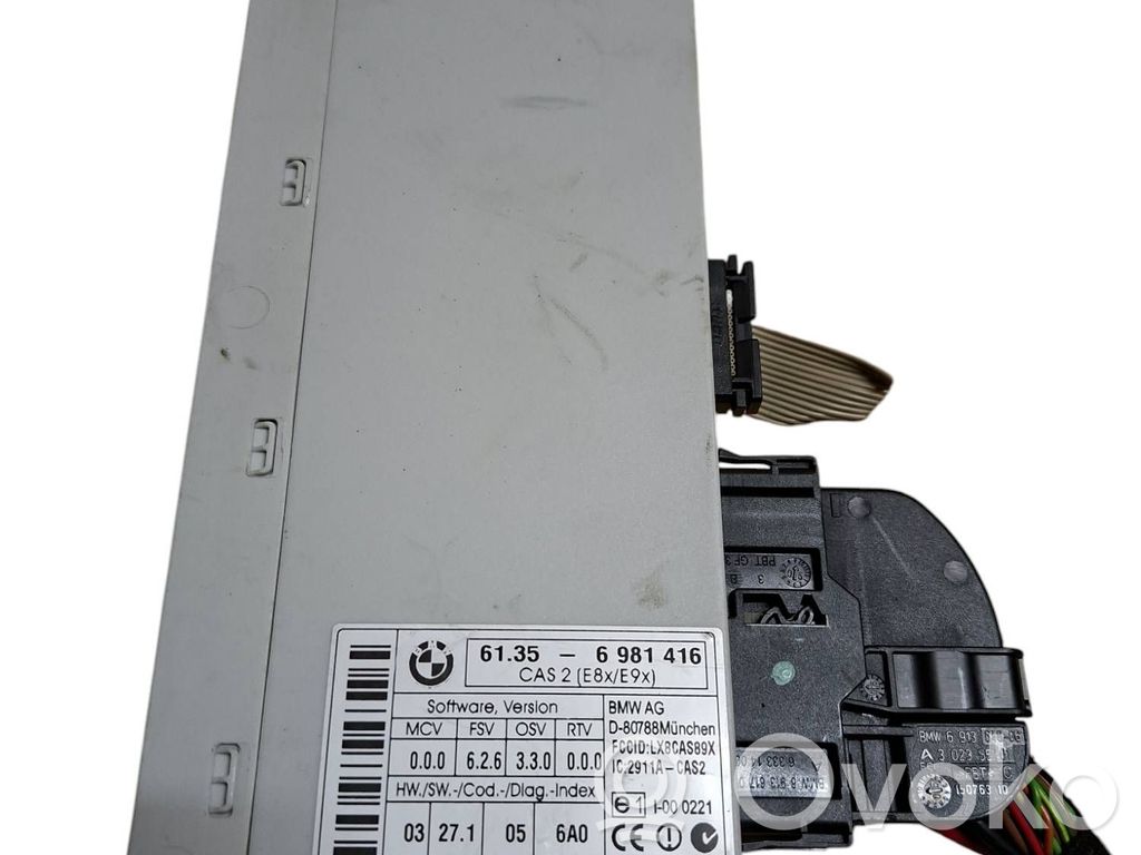 BMW 1 E81 E87 CAS vadības bloka modulis 