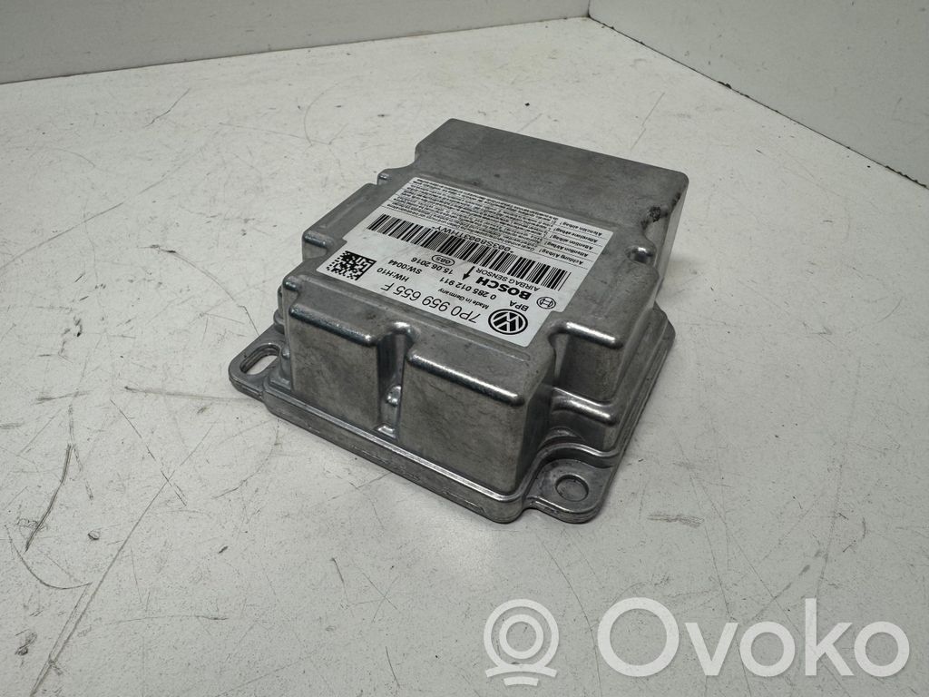Volkswagen Touareg II Airbag control unit/module 