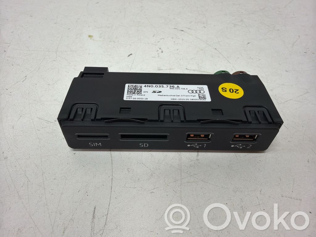 Audi A6 S6 C8 4K USB socket connector 