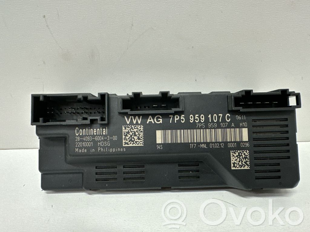 Porsche Cayenne (92A) Tailgate/trunk control unit/module 