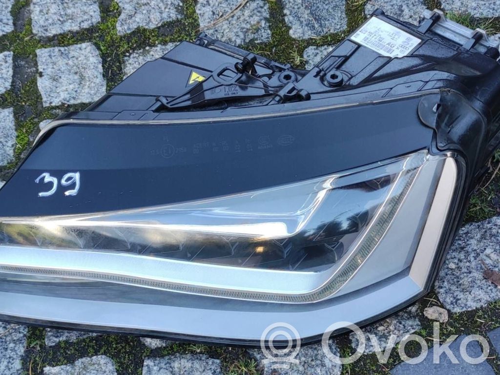 Audi A8 S8 D4 4H Phare frontale 