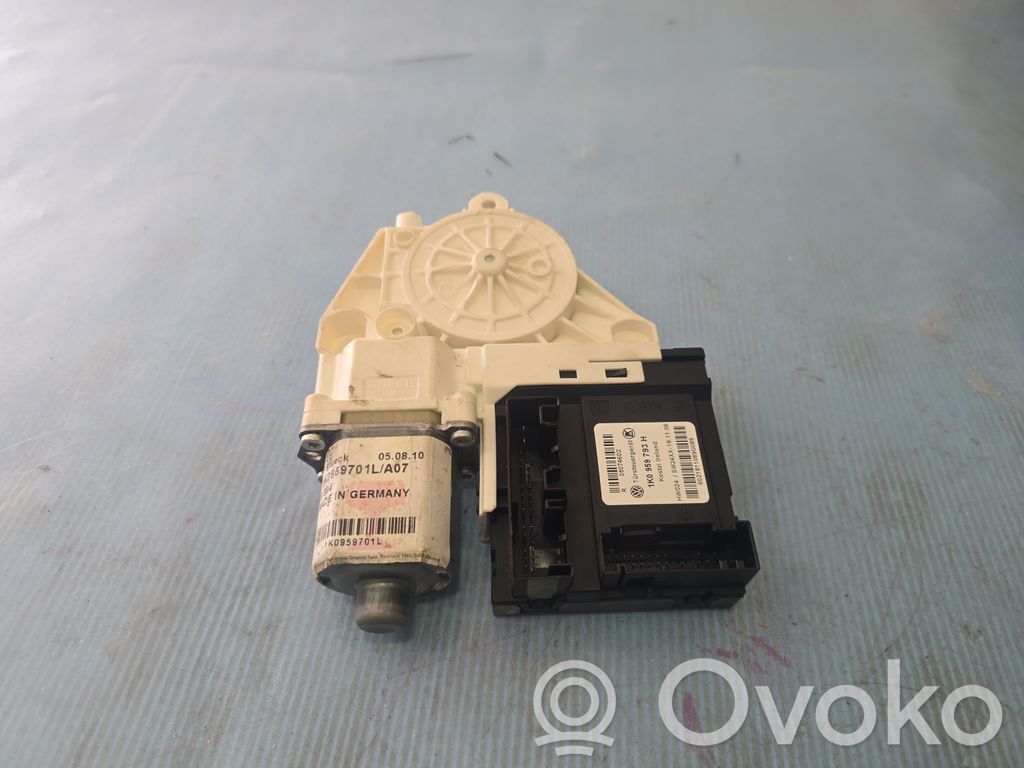 Volkswagen Golf Plus Silnik regulatora szyby drzwi przednich 