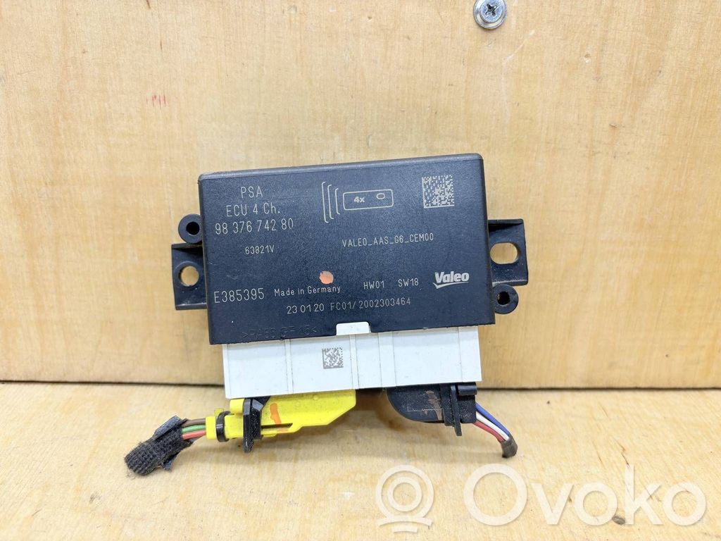 Peugeot 208 I Parking PDC control unit/module 