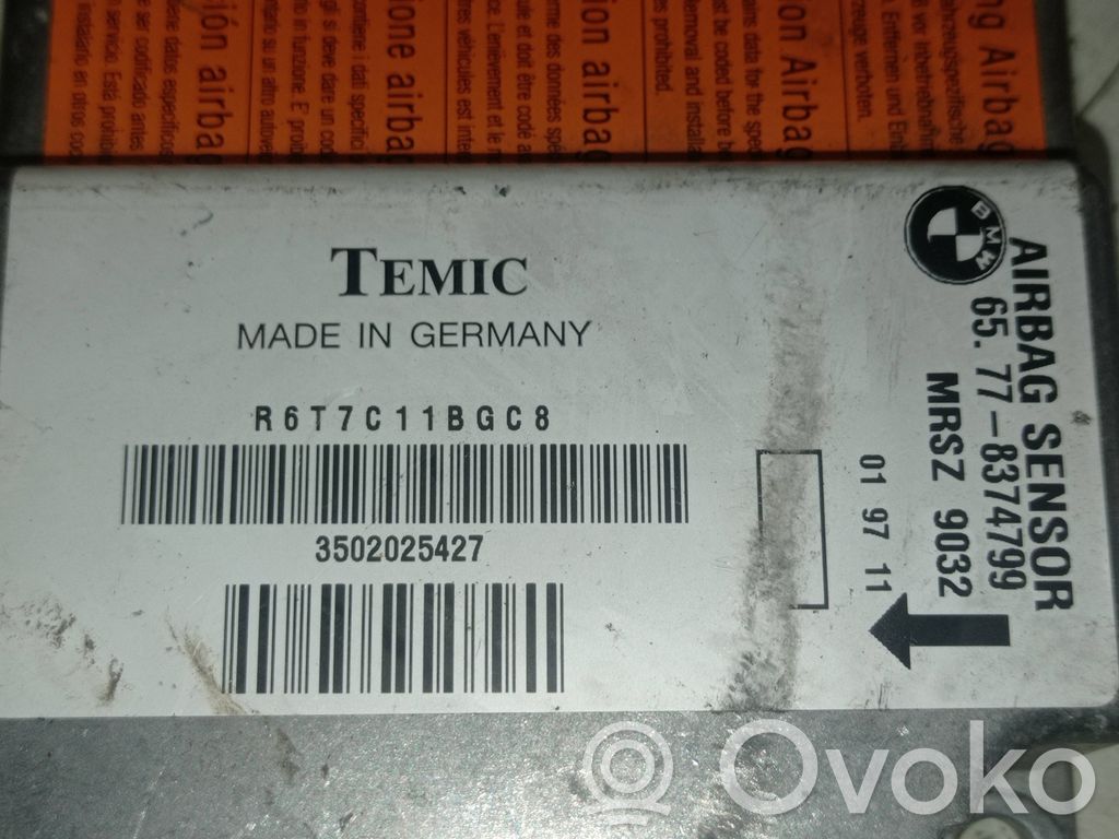 BMW 5 E39 Unidad de control/módulo del Airbag 