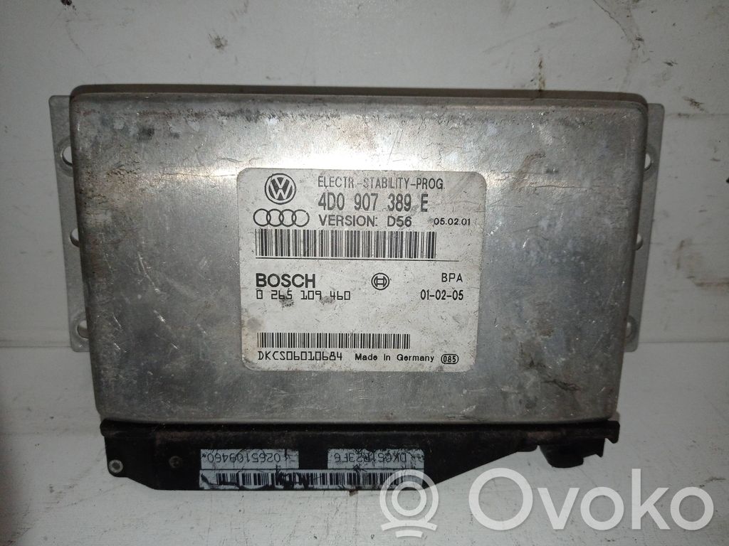 Sterownik / moduł ABS   4D0907389E,0265109060