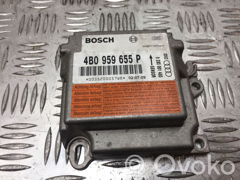 Airbag control unit/module   4B0959655P,1850