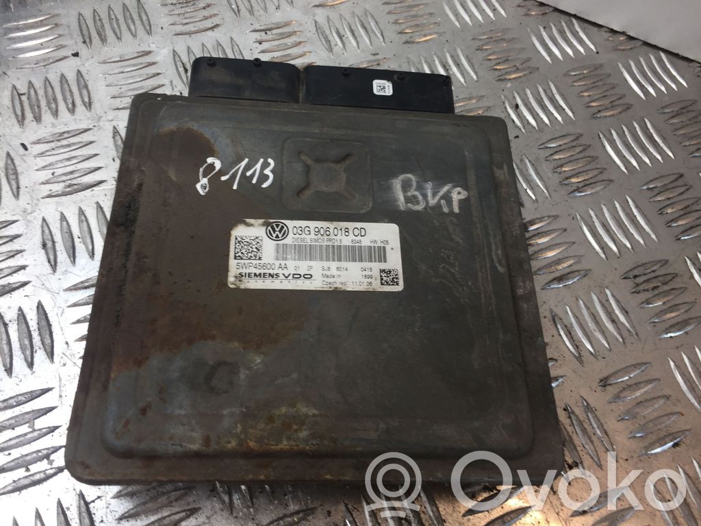 Volkswagen PASSAT B6 Dzinēja vadības bloks 