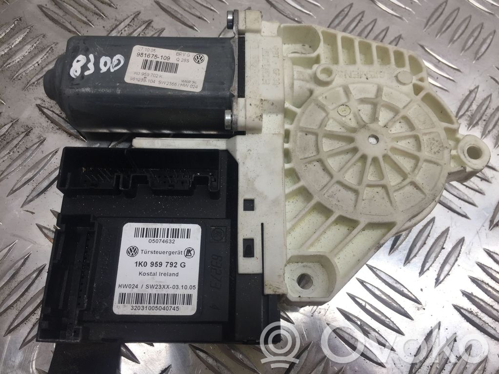 Volkswagen PASSAT B6 Etuoven ikkunan nostomoottori 