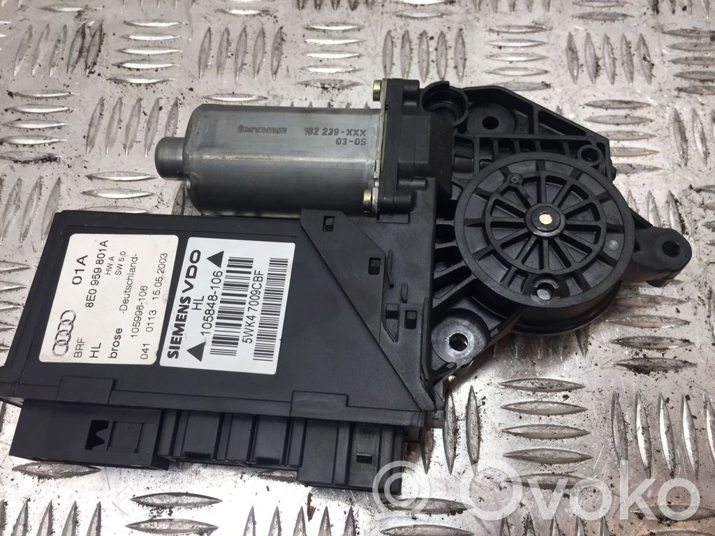 Audi A4 S4 B7 8E 8H Rear door window regulator motor 