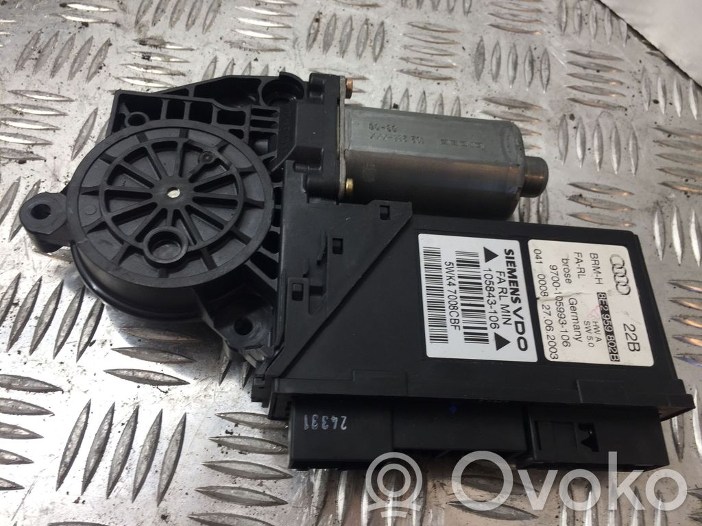 Audi A4 S4 B6 8E 8H Front door window regulator motor 