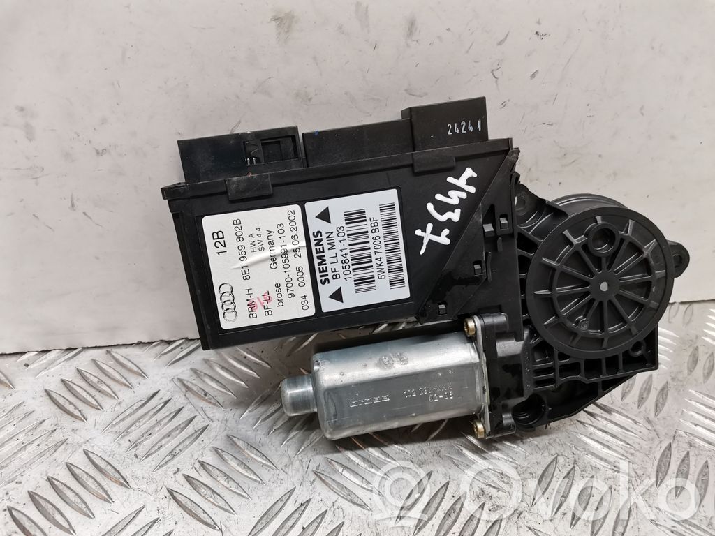Audi A4 S4 B6 8E 8H Silnik regulatora szyby drzwi przednich 