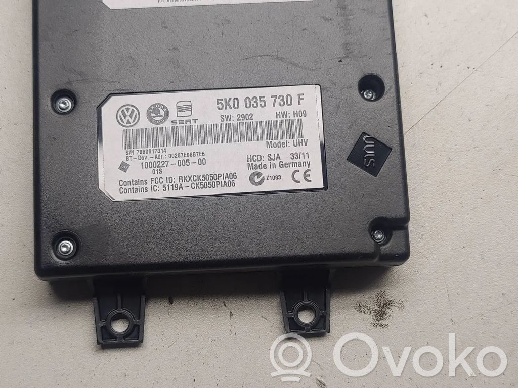 Bluetooth control unit module   5K0035730F