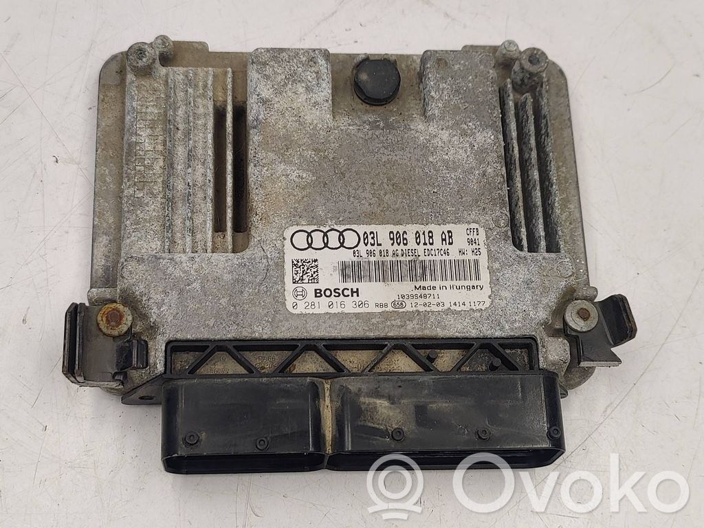Engine control unit/module   03L906018AB,03L906018AG,1039S48711