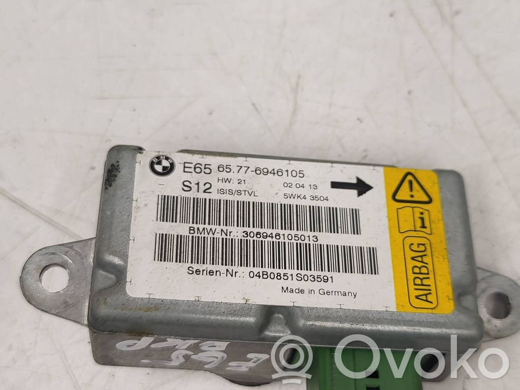Sensor impacto/accidente para activar Airbag   6946105