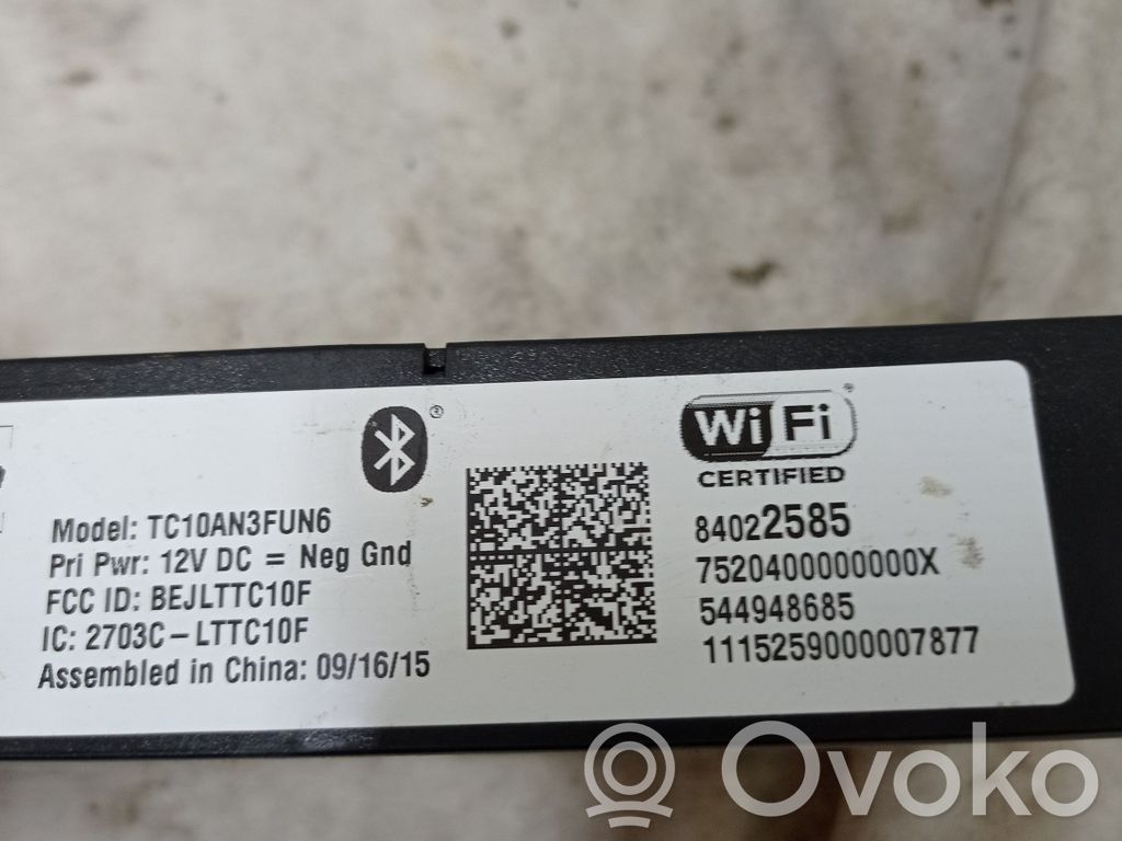 Unidad de control/módulo de bluetooth   84022585