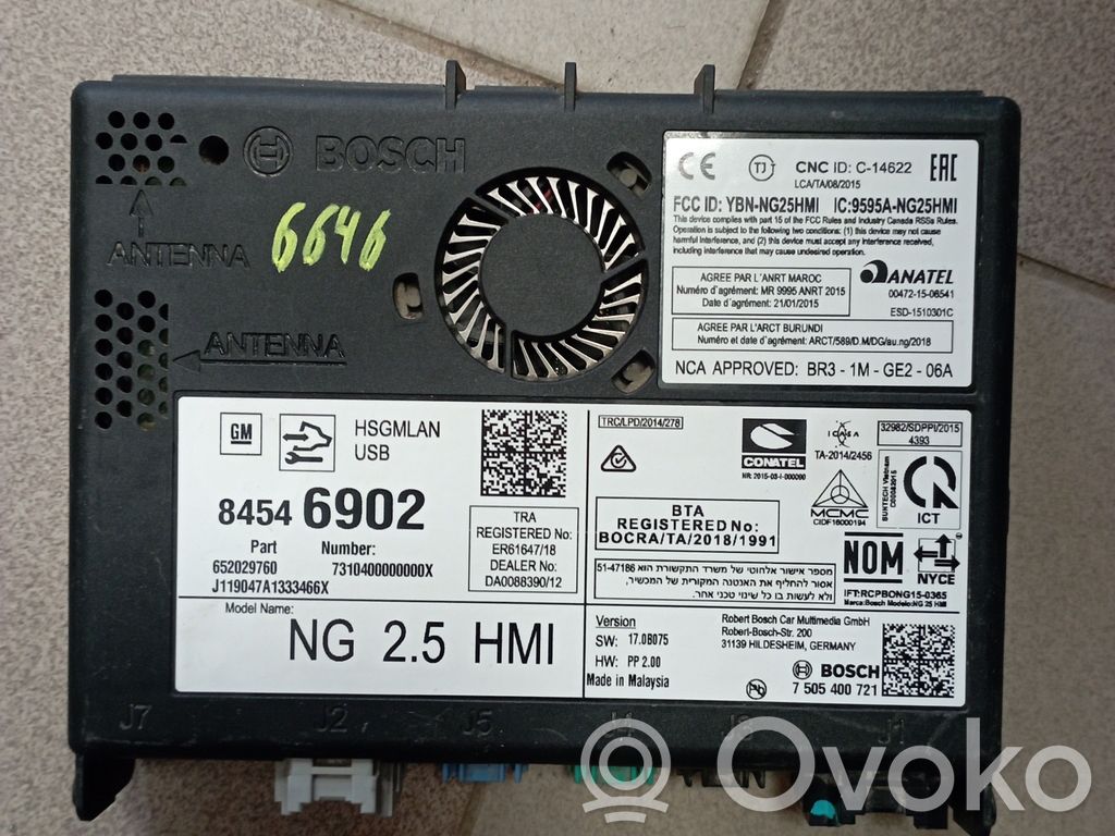 GPS navigation control unit/module   84546902,84546902