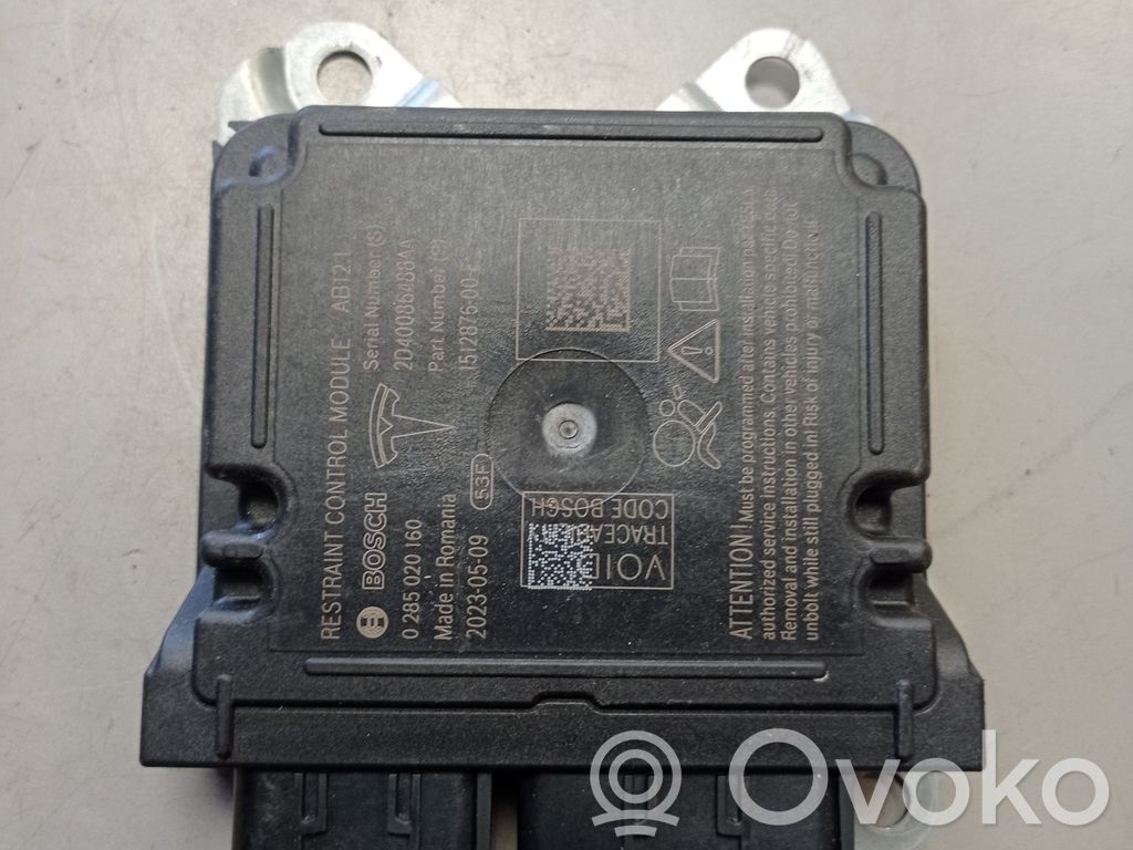 Airbag control unit/module   0285020160,151287600E,2D40086488AA,2D40011357AA