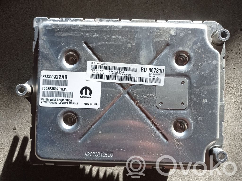Chrysler Pacifica Engine control unit/module 