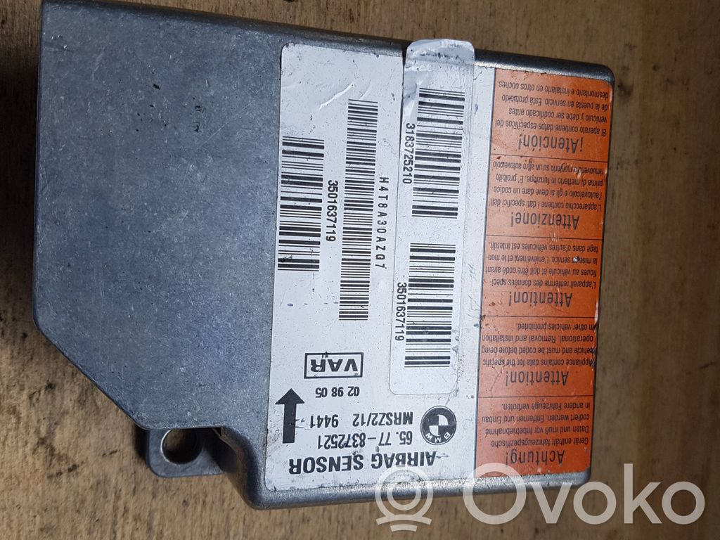 Airbag control unit/module   65778372521