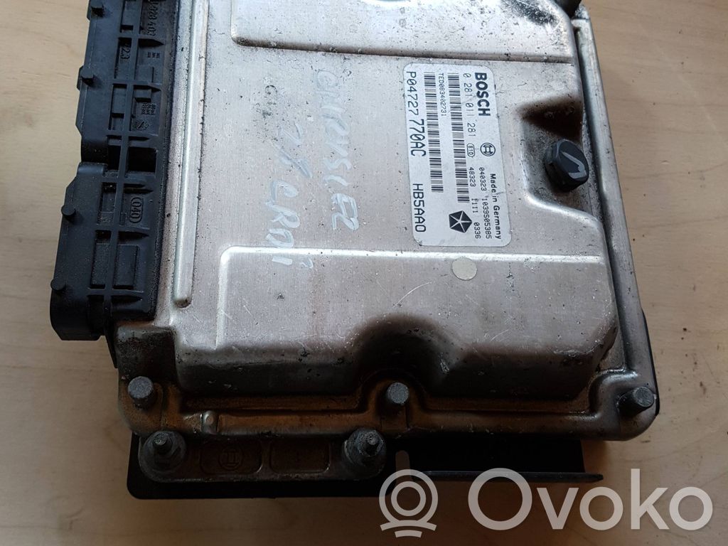 Engine control unit/module   P04727770AC,0281011281