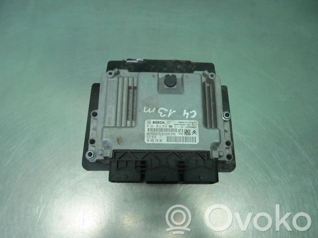 Engine control unit/module   9805947680,9666729580,0281019819