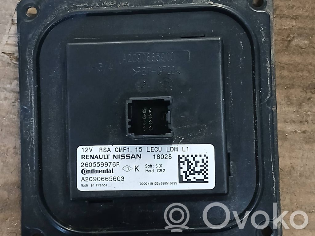 Unité de commande / module Xénon   260559976R,A2C90665603