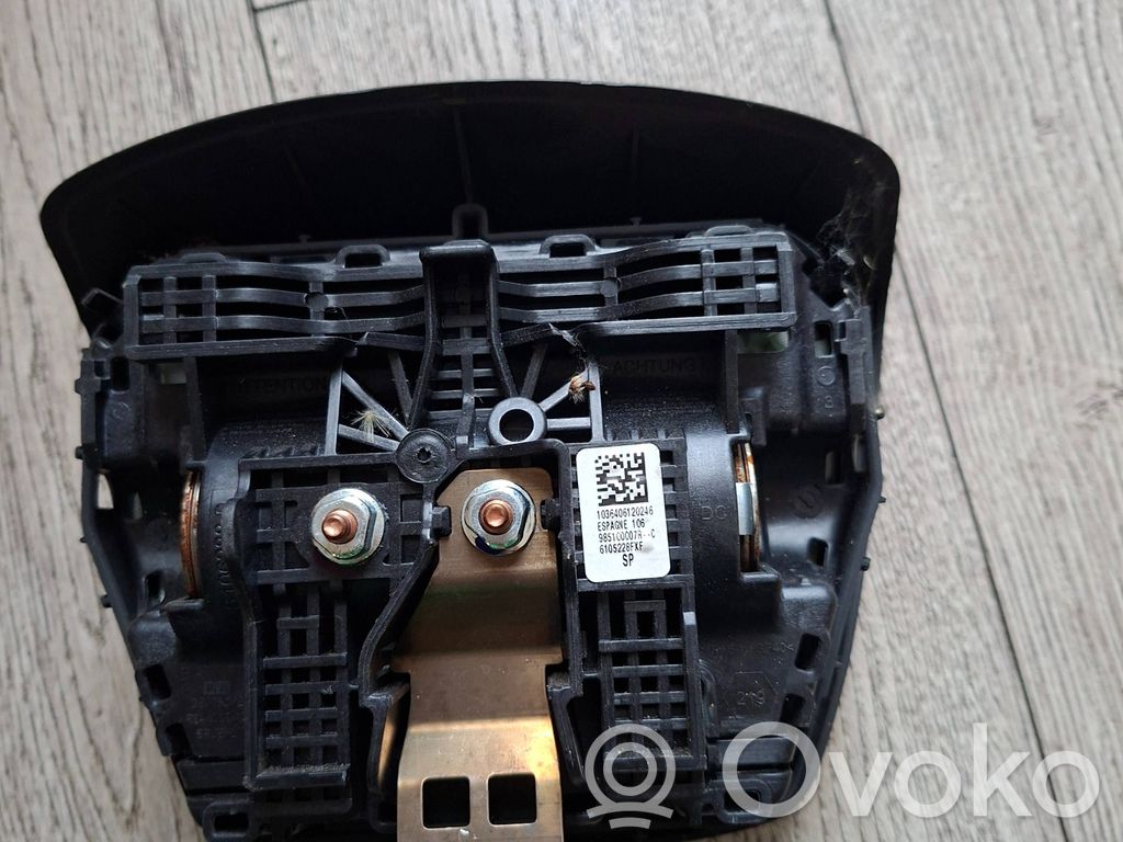 Renault Megane III Ohjauspyörän turvatyyny 