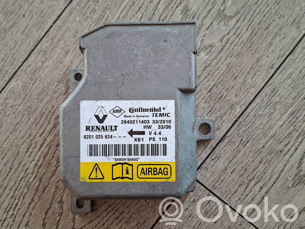 Renault Kangoo II Airbag control unit/module 