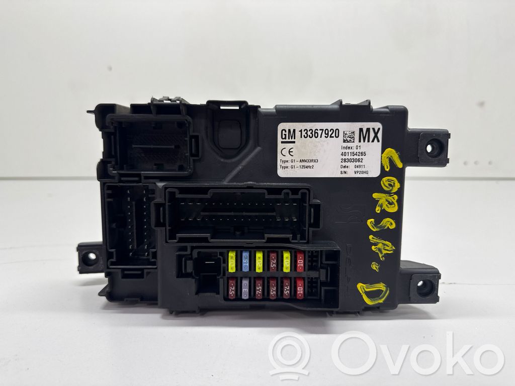 Opel Corsa D Fuse module 
