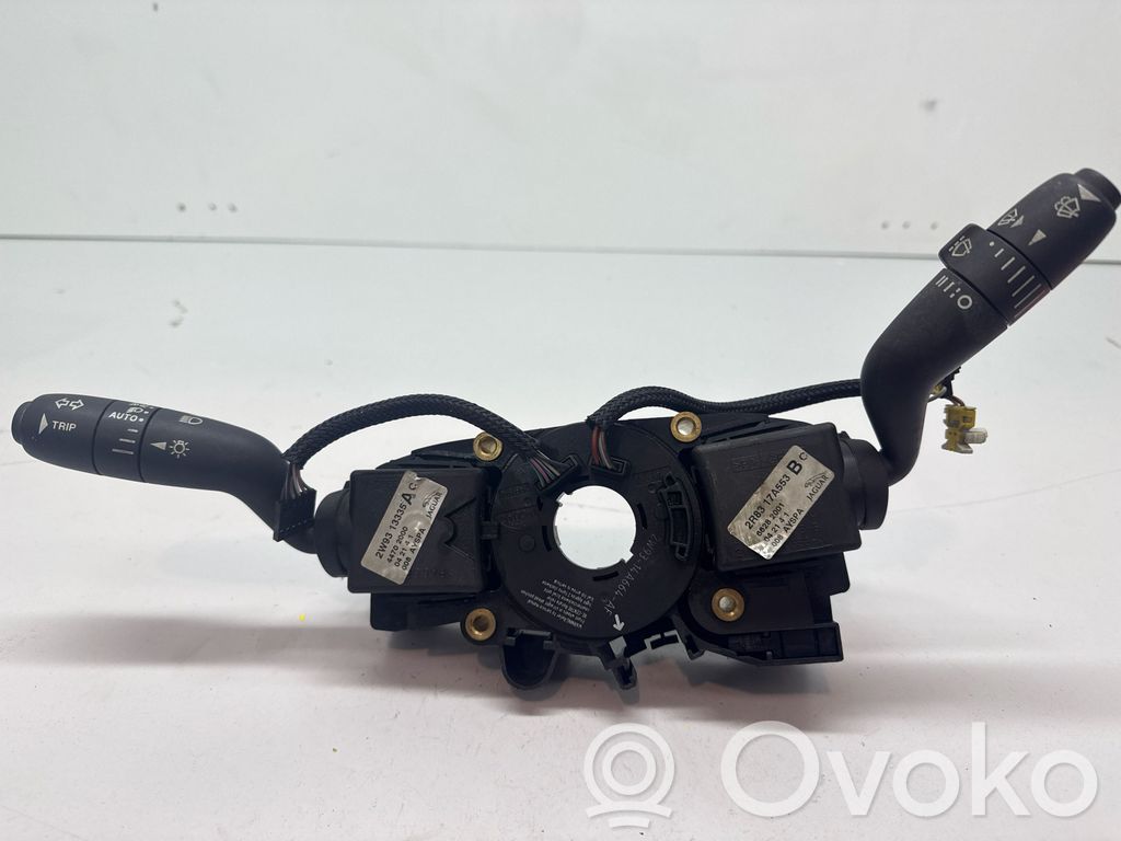 Jaguar S-Type Interruptor/palanca de limpiador de luz de giro 
