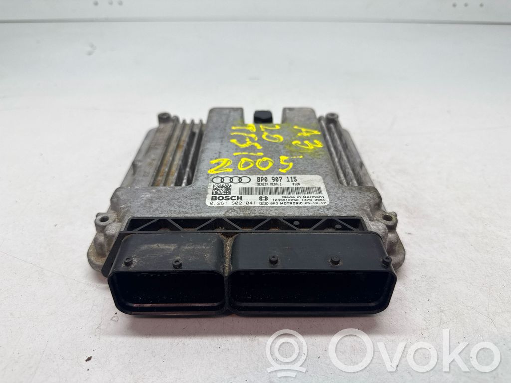 Engine control unit/module   8P0907115,0261S02041,1039S12252