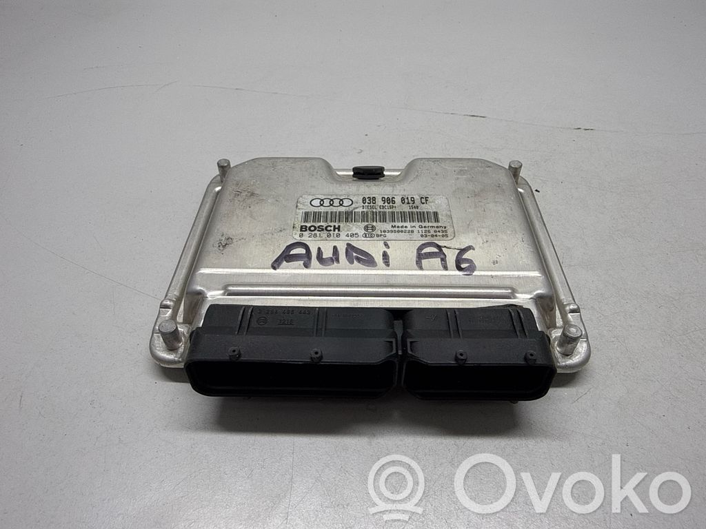Engine control unit/module   038906019CF,0281010405,1039S00228