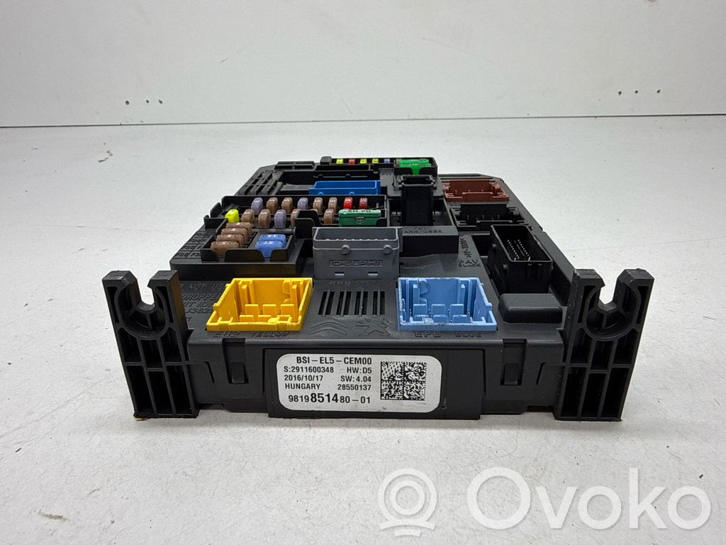 Citroen C3 Fuse module 