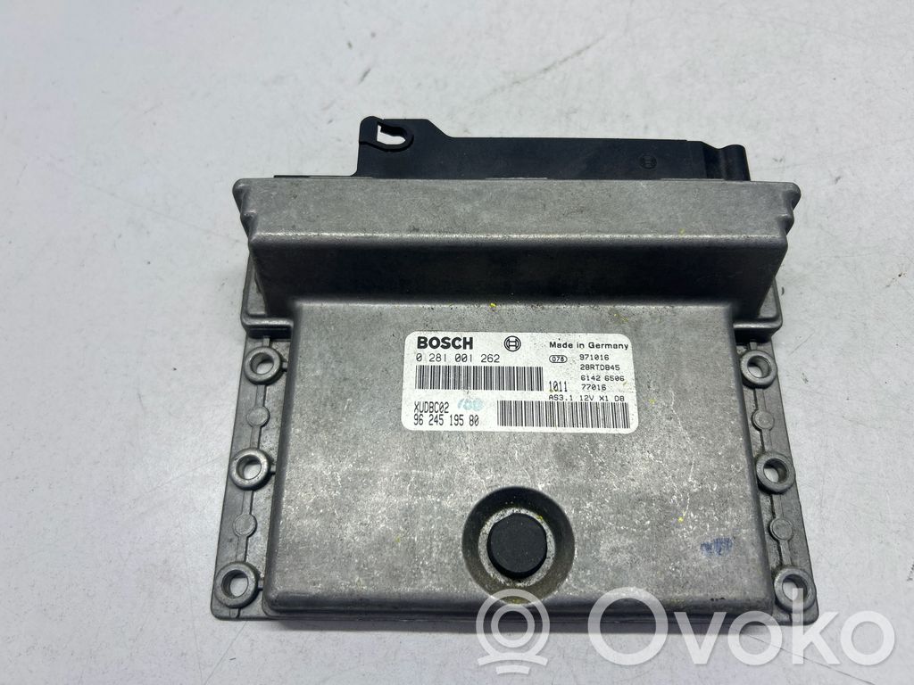 Engine control unit/module   9624519580,0281001262