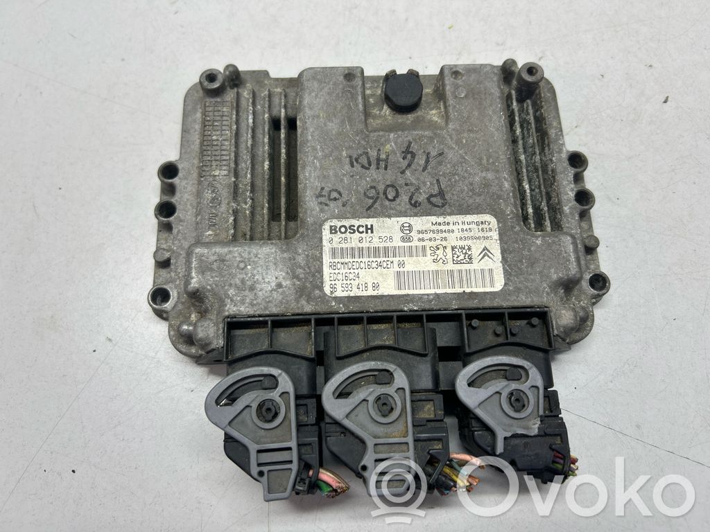Engine control unit/module   9657699480,0281012528,9659341880