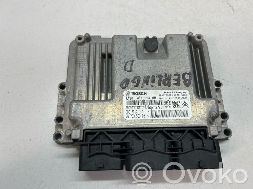 Citroen Berlingo Engine control unit/module 
