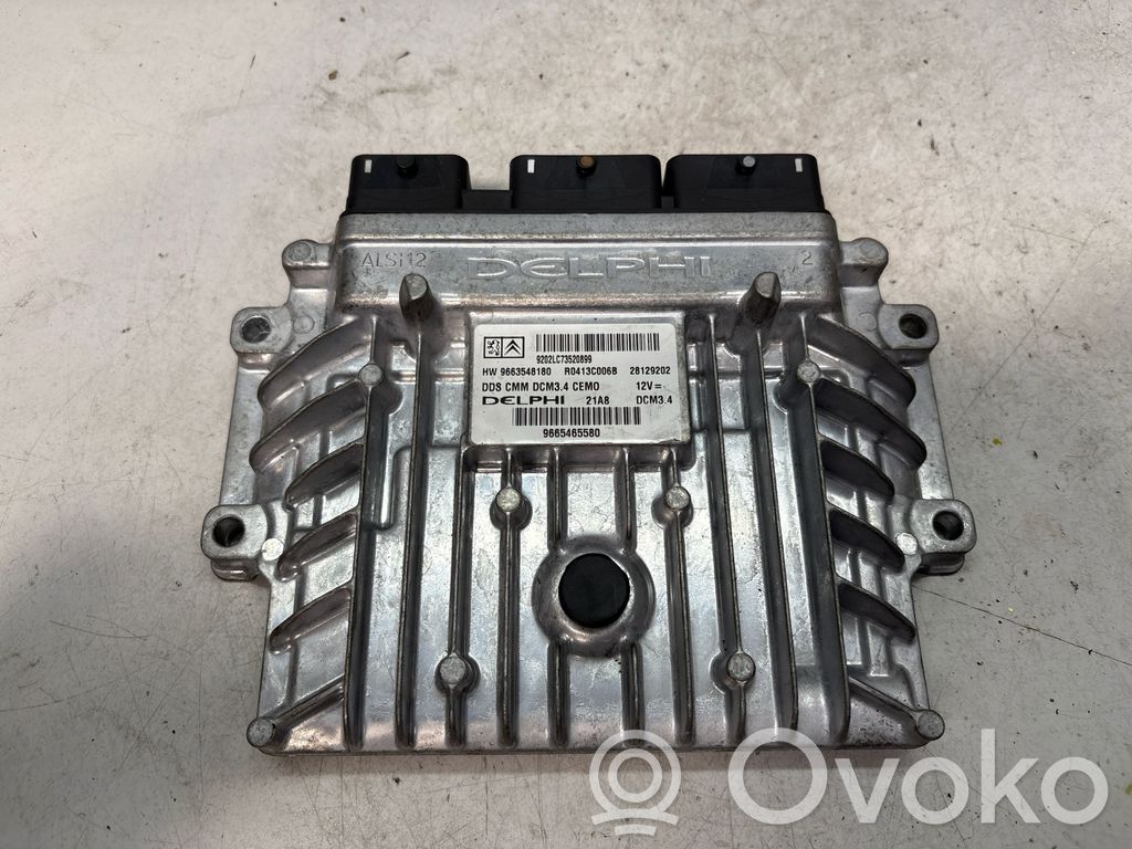 Engine control unit/module   9663548180,9665465580,R0413C006B