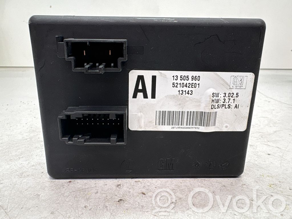 Opel Astra J Other control units/modules 