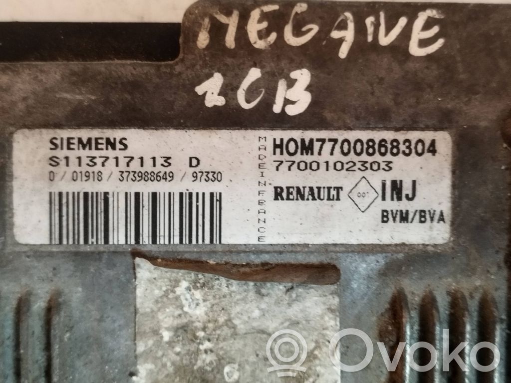 Renault Megane I Engine control unit/module 
