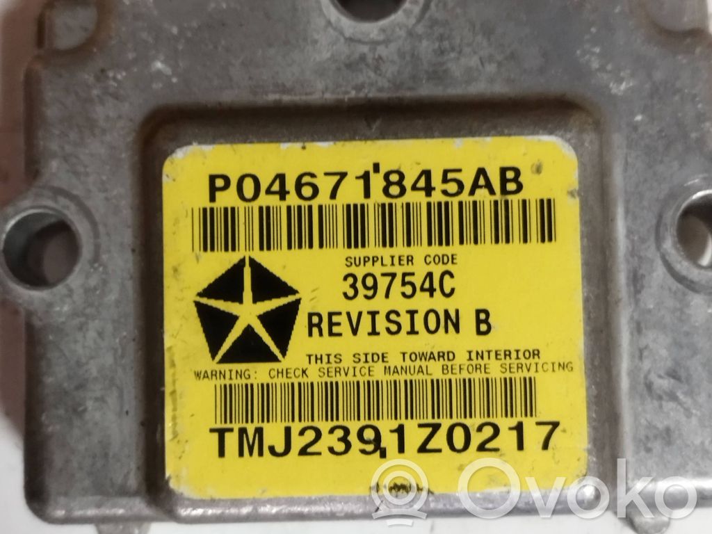 Chrysler PT Cruiser Airbag control unit/module 