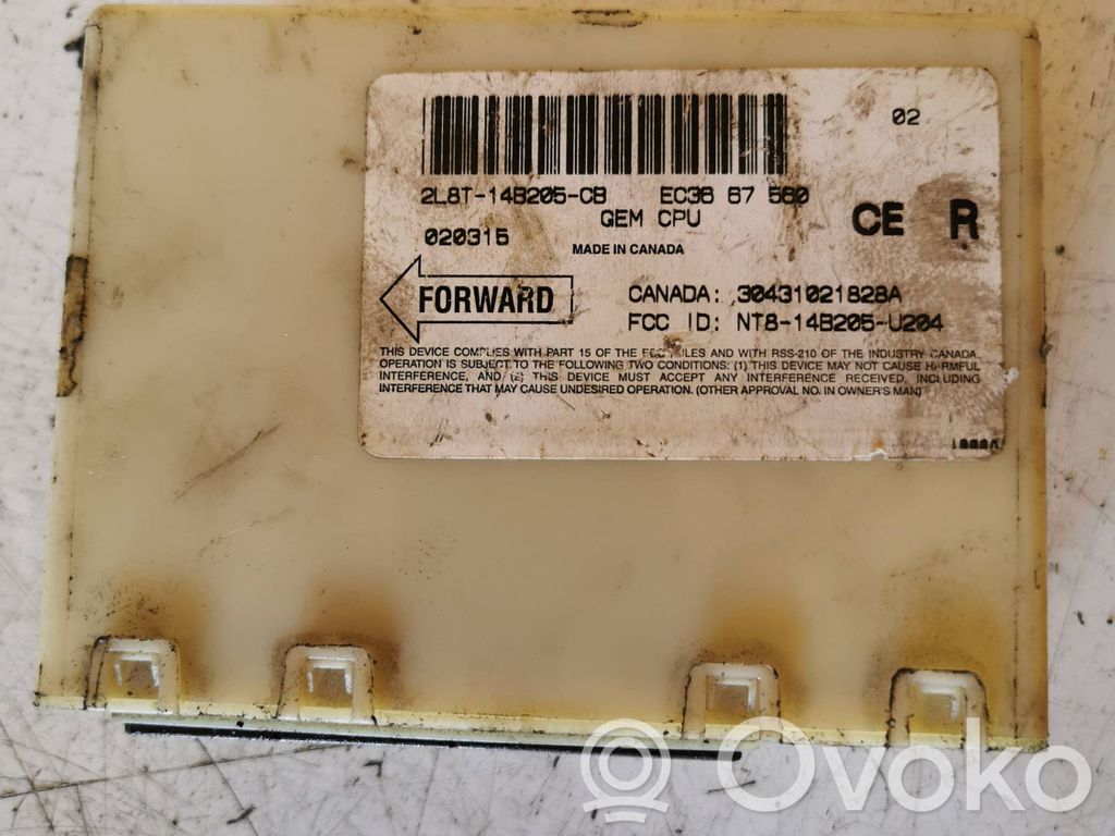 Mazda Tribute Other control units/modules 