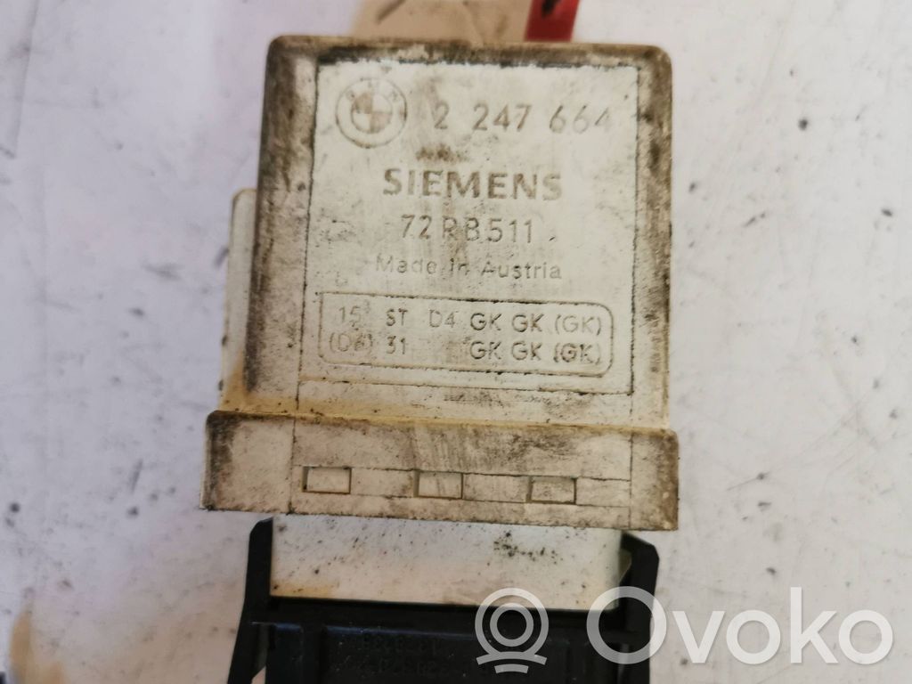 BMW 5 E39 Glow plug pre-heat relay 