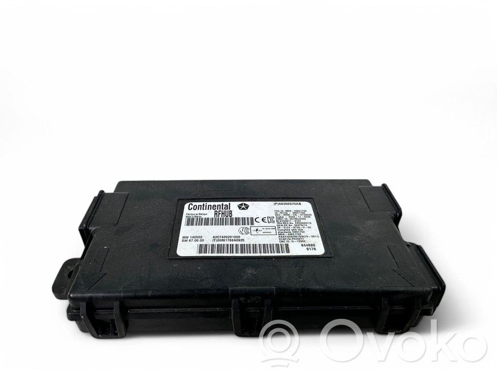 Dodge Challenger Keyless (KESSY) go control unit/module 