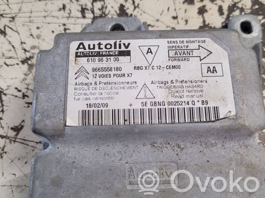 Citroen C5 Airbag control unit/module 
