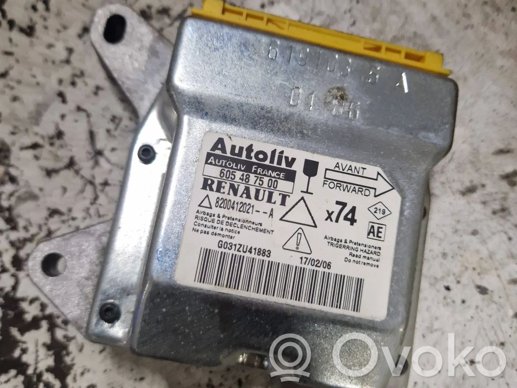 Renault Laguna II Airbag control unit/module 